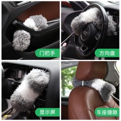 国产 鸡毛毯子除尘掸子家用可伸缩打扫天花板灰尘神器扫蜘蛛网清洁禅子