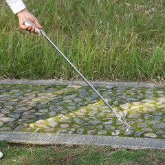 国产 捡垃圾夹子拾物器夹垃圾钳长柄夹子环卫火钳不锈钢家用取物器
