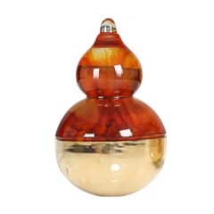 国产 铜葫芦摆件风水招财结婚礼品客厅家居装饰品儿童玩具转运球不倒翁