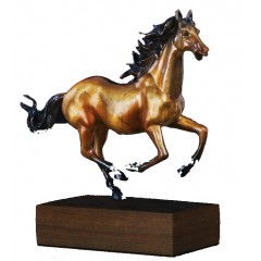 国产 开业礼品铜马摆件结婚送礼品客厅装饰招财办公桌书房马到成功摆件