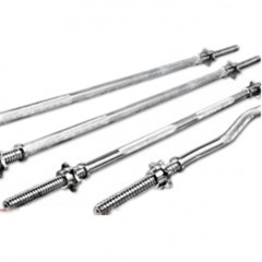 国产 杠铃杆直杆1.5家用 曲杆1.2米1.8m2.2奥杆举重健身器材通用哑铃片