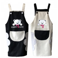 国产  可擦手围裙厨房家用防水防油污时尚女日式罩衣做饭工作服定制LOGO