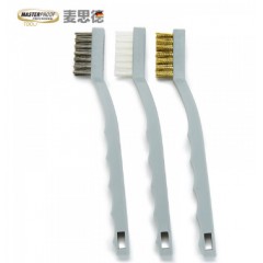 麦思德  清洁刷套装牙刷式尼龙刷迷你铜丝刷除锈钢丝刷除污打磨刷子