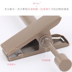 国产 家用金属裤架加厚裤夹子多功能可伸缩衣柜干湿两用防滑裤挂衣服架