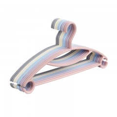 国产 加粗衣架子塑料成人防滑晾挂钩衣挂家用无痕衣服撑晒衣架批发