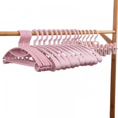 国产 欧式多功能加厚宽肩无痕衣架防滑衣挂塑料衣服挂居家衣服撑批发