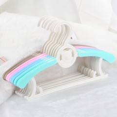国产  儿童衣架家用无痕小号婴儿宝宝衣架子晾衣架塑料挂架可爱衣服撑子