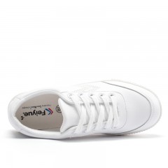 feiyue/飞跃 全超纤皮小白鞋 秋季新款防水防污透气运动板鞋