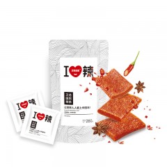 国产 亲嘴烧300g辣条亲嘴片豆干大刀肉麻辣零食小吃