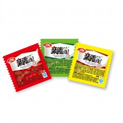 国产 亲嘴烧300g辣条亲嘴片豆干大刀肉麻辣零食小吃