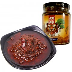 虎邦 烤鸡辣酱石锅拌饭辣椒酱拌面拌菜酱下饭菜调味品罐装210g