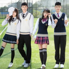 国产 校服套装韩版秋季英伦学院风班服 XL码