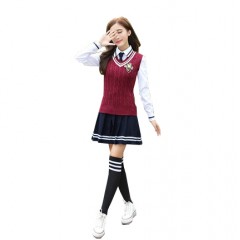 国产 校服套装韩版秋季英伦学院风班服 L码