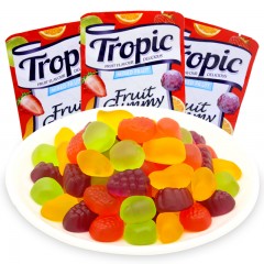 麦德好 热带水果汁橡皮糖软糖qq糖500g