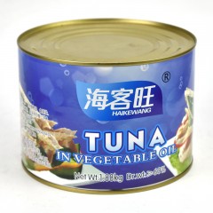 海客旺 油浸金枪鱼碎肉罐头1.88kg