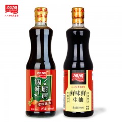 加加 调味品鲜味鲜生抽500ML