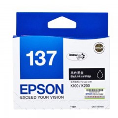 ★爱普生/Epson   T137黑色墨盒