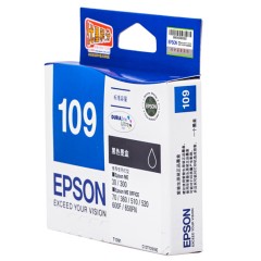 ★爱普生/Epson  T1091BK 黑色墨盒 适用于ME30 300 ME OFFICE 70 ME360 ME510 ME520 600F 650FN 打印量245页