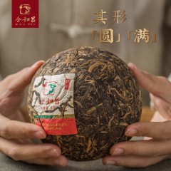 合和昌2014年圆润 6年陈精品普洱茶生茶砖茶500g 勐海头春古树茶