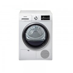 西门子 SIEMENS WT46G4000W 8公斤 进口干衣机 LED显示 触摸控制 空气冷凝 原装进口（白色）