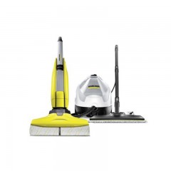 卡赫 KARCHER FC5+SC4 清洁机拖地机组合两件套（自清洁擦地机+蒸汽清洁机）