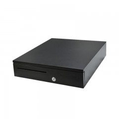 浩顺 HYSOON HS-405钱箱收银箱触摸屏收款箱五格三档 带锁 黑色