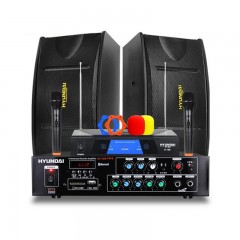 现代 HYUNDAI 610 KTV家庭影院音响组合套装 家用专业蓝牙功放卡拉OK会议 点歌机 伴侣