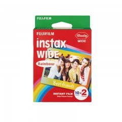 富士 FUJIFILM INSTAX 一次成像相机 WIDE相纸（胶片）宽幅相机专用（彩虹版）