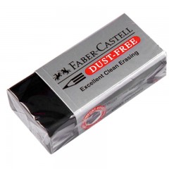 辉柏嘉 FABER-CASTELL 187171 橡皮擦 黑色 单块装