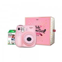 富士 INSTAX 一次成像 MINI7C可爱粉限量礼盒套装 含10张胶片