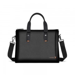 花花公子 PLAYBOY 潮流时尚公文包 男 黑色