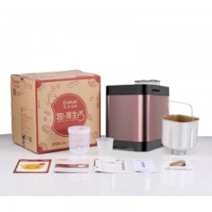 东菱 DONLIM 面包机 不锈钢自动撒料 家用全自动和面 DL-T06S-K