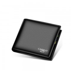 卡帝乐鳄鱼 CARTELO C146B10011 男士 钱包 短款 敞口 黑色