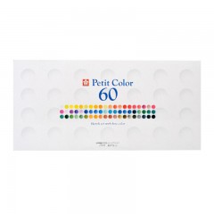 樱花 SAKURA 固体水彩60色套装NCW-60C荷兰泰伦斯便携透明水彩写生绘画用品