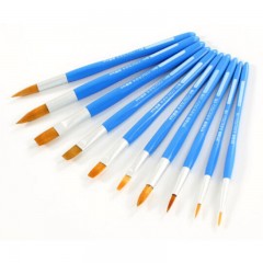 樱花 SAKURA 尼龙水彩画笔NR0-P（丸0号）圆头适合水彩水粉油画丙烯水彩笔【日本进口】