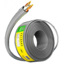 ☆山泽 SAMZHE 原装CAT5E超五类非屏蔽纯无氧铜高速网线50米/箱 灰色 SZ-A5050