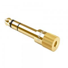 ☆山泽 SAMZHE MC-01 公对母 6.5转3.5音频转接头