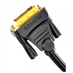☆山泽 SAMZHE DV-8050 DVI线DVI24+1数字高清公对公连接线 DVI-D信号转换线 5M