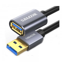 ☆山泽 SAMZHE LK-30 USB延长线 黑色