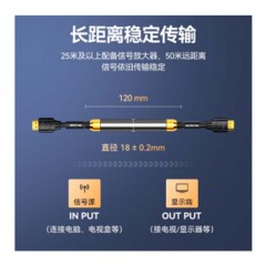 ☆山泽 SAMZHE 100SH8 视频线