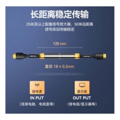 ☆山泽 SAMZHE SM-Z200 HDMI线 家装3D视频线20米