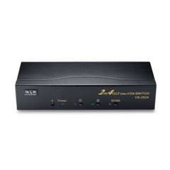 ☆胜为 SHENGWEI VS-2524 VGA二进四出切换器 带遥控 2进4出视频分配器共享器 高清显示器共享器