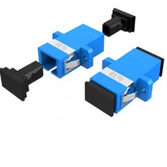 ☆胜为 shengwei OCS-101 光纤适配器 工程电信级 光纤耦合器法兰盘 SC-SC 光纤网络跳线延长对接头 SC单工