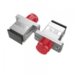 ☆胜为 shengwei OCFS-101 光纤适配器 工程电信级 光纤耦合器法兰盘 FC-SC 光纤网络跳线延长对接头