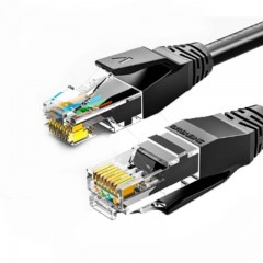 ☆胜为 SHENGWEI LC-6050G 六类网线 纯铜千兆8芯双绞网络跳线 5米 黑色 无氧铜高速网络连接线 千兆网线