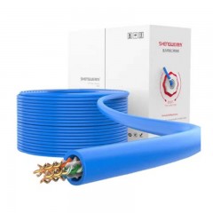 ☆胜为 shengwei CLC-6305 福禄克测试 工程阻燃六类千兆网线 高速纯铜非屏蔽双绞线305米/箱 cat6电脑宽带线