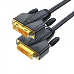 ☆胜为 SHENGWEI DC-2015 工程阻燃DVI24+1线 DVI-D公对公双通道数字高清连接线 黑色1.5米 电脑显示器视频线