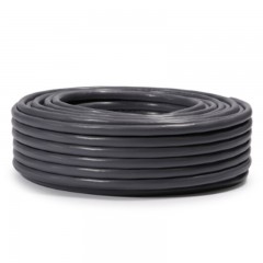 ☆秋叶原 CHOSEAL 超五类网线 双屏蔽 安全传输网线 灰 25米 QS2603T25