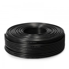 ☆秋叶原 CHOSEAL QS2901T100S SYV75-5-2多股铜芯112网纯铜编织监控视频线 100米