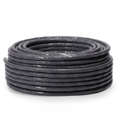 ☆秋叶原 CHOSEAL 原装六类网线 非屏蔽 纯铜线芯 千兆网线 工程家装专用网线 灰色 25米 QS2619AT25S